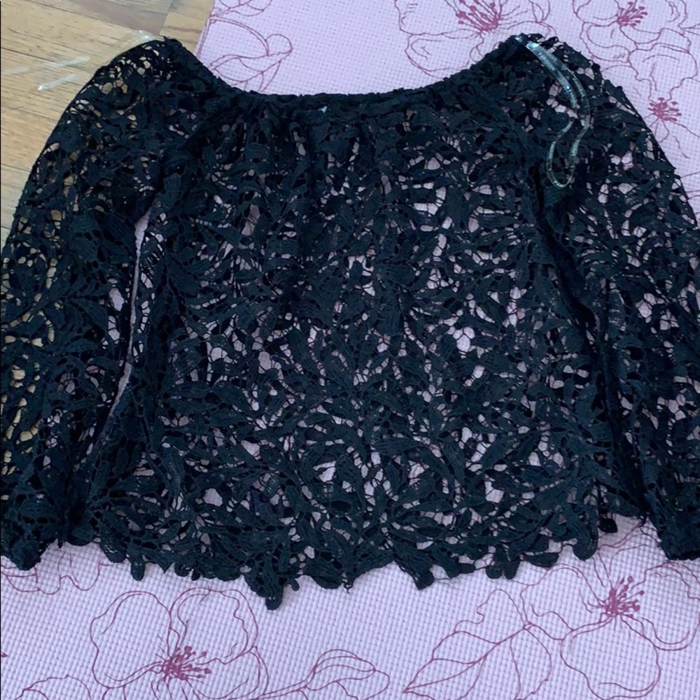 Cut out off shoulder top